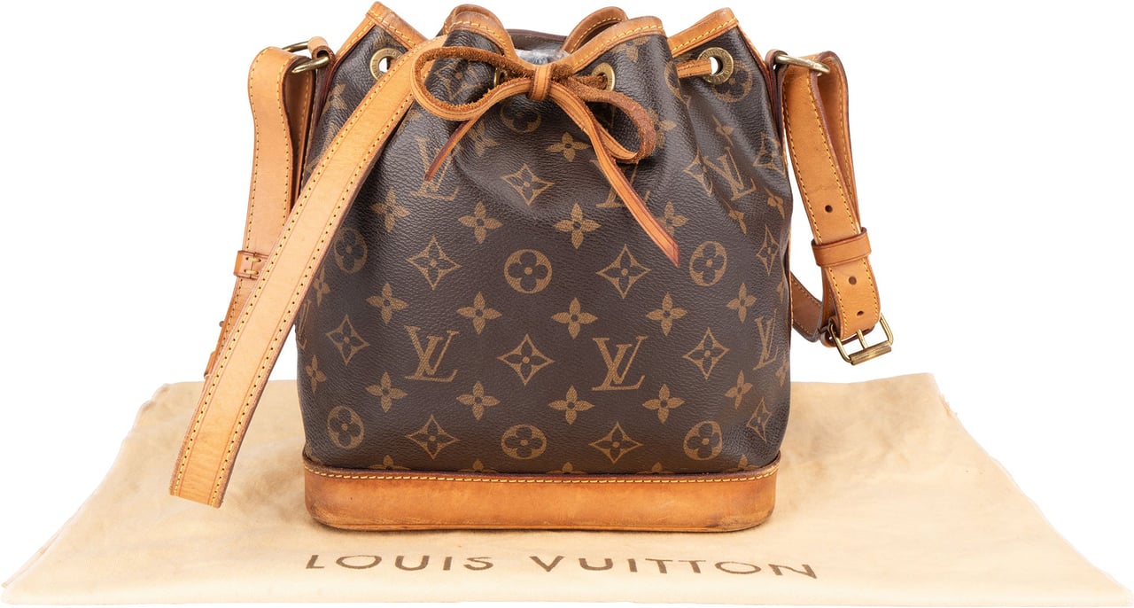 Louis Vuitton Canvas Monogram Noe BB Crossbody Bag Bruin