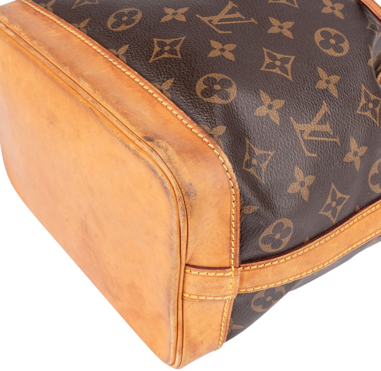 Louis Vuitton Canvas Monogram Noe BB Crossbody Bag Bruin