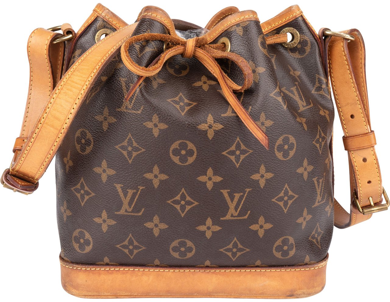 Louis Vuitton Canvas Monogram Noe BB Crossbody Bag Bruin