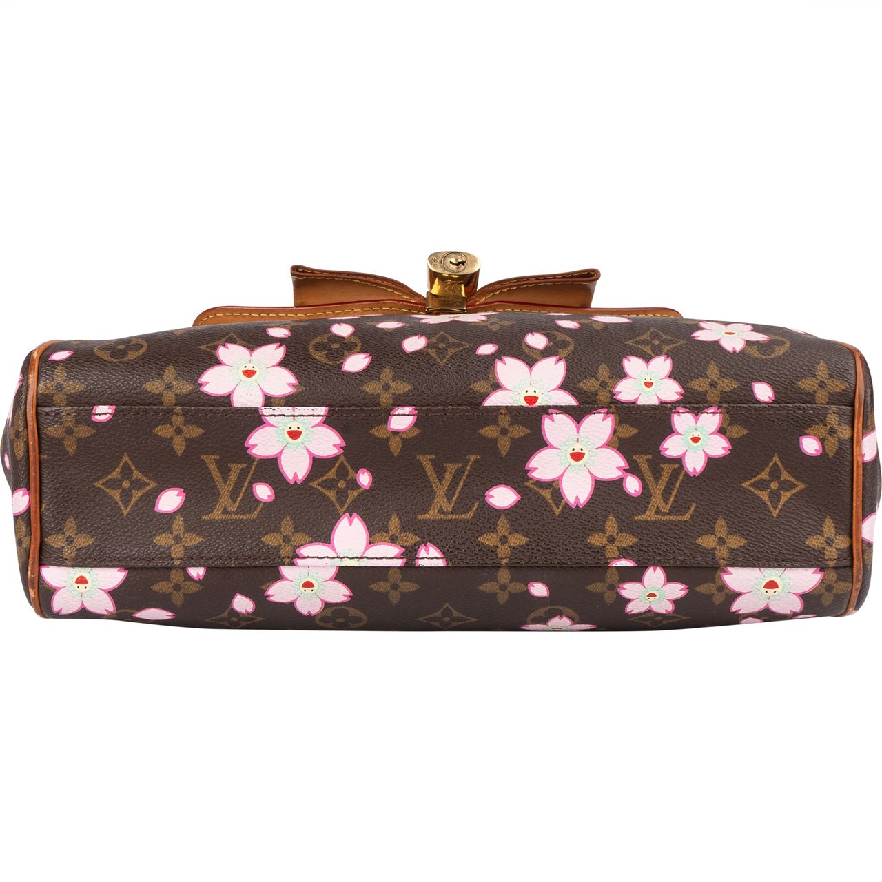 Louis Vuitton Louis Vuitton Takashi x Murakami Canvas Monogram Cherry Blossom Sac Retro PM Handbag Divers
