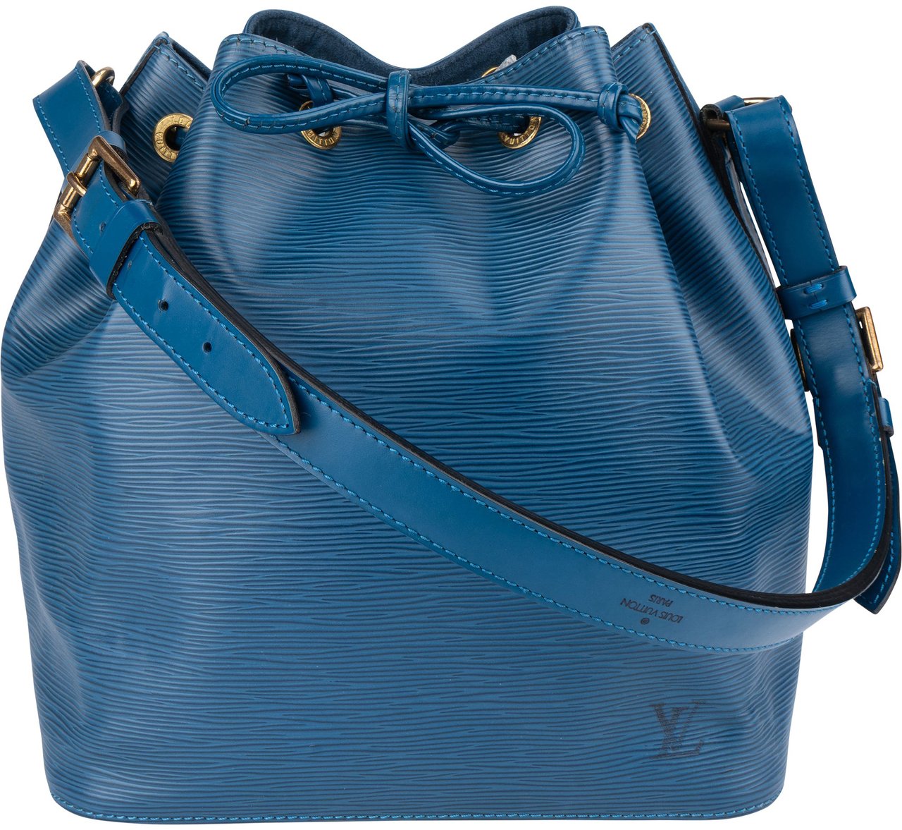 Louis Vuitton Louis Vuitton Bleu Epi Leather Sac Noe Petit Shoulder Bag Blauw