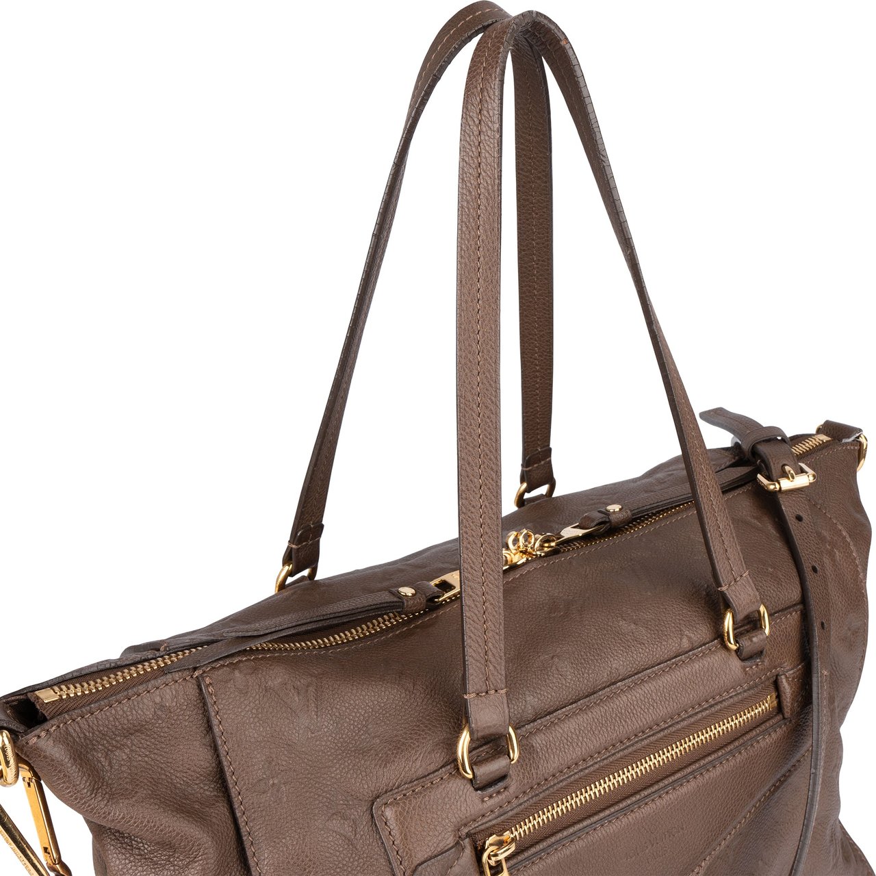 Louis Vuitton Louis Vuitton Leather Empreinte Monogram Lumineuse PM Handbag Bruin