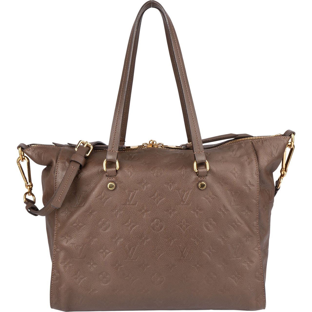 Louis Vuitton Louis Vuitton Leather Empreinte Monogram Lumineuse PM Handbag Bruin