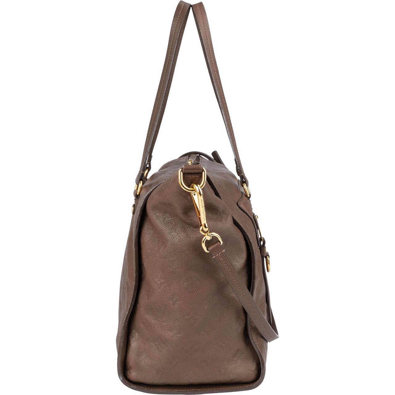 Louis Vuitton Louis Vuitton Leather Empreinte Monogram Lumineuse PM Handbag Bruin