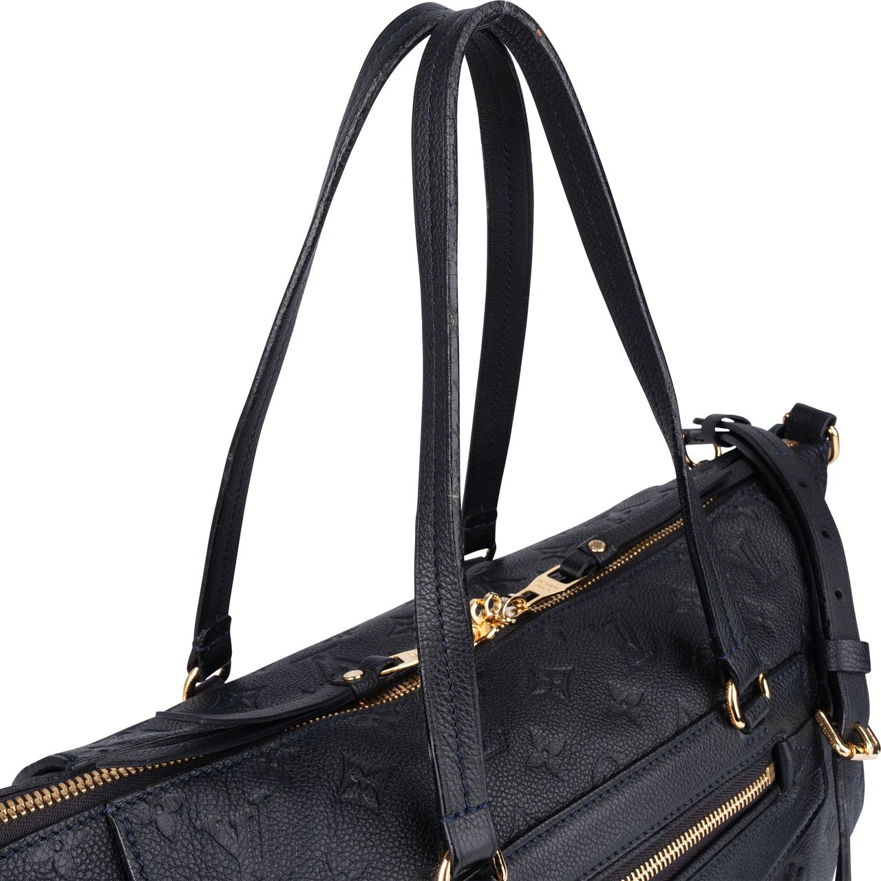 Louis Vuitton Louis Vuitton Leather Empreinte Monogram Lumineuse PM Handbag Navy