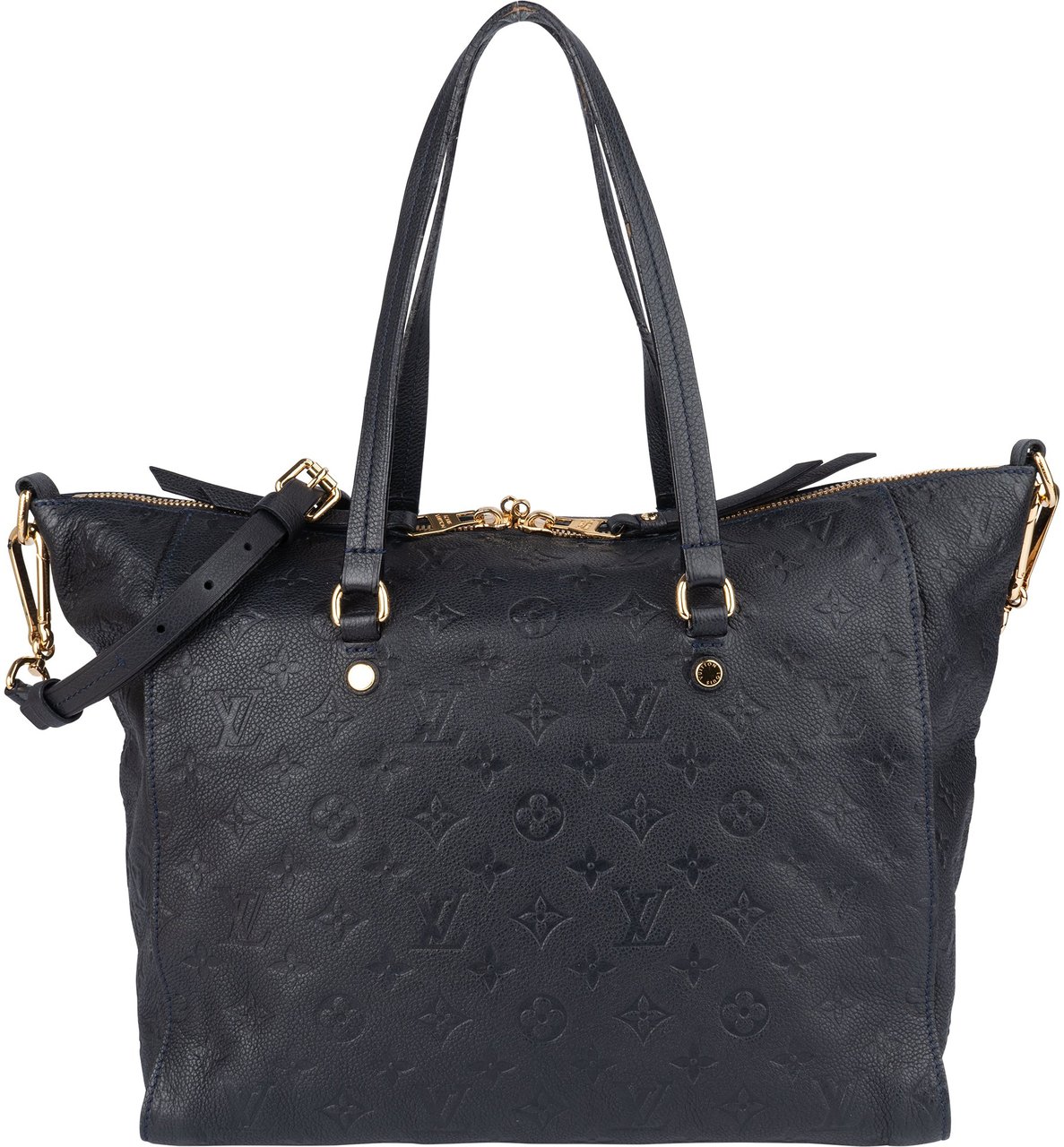 Louis Vuitton Louis Vuitton Leather Empreinte Monogram Lumineuse PM Handbag Navy