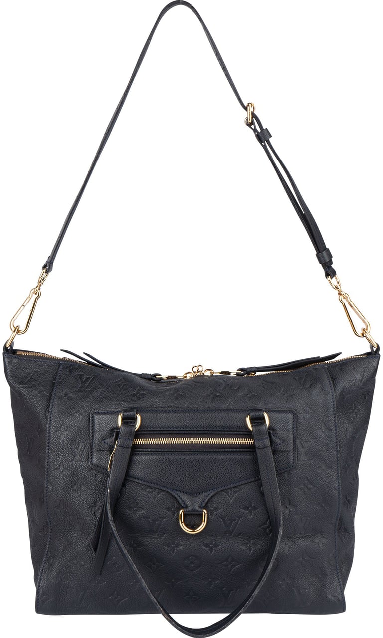 Louis Vuitton Louis Vuitton Leather Empreinte Monogram Lumineuse PM Handbag Navy