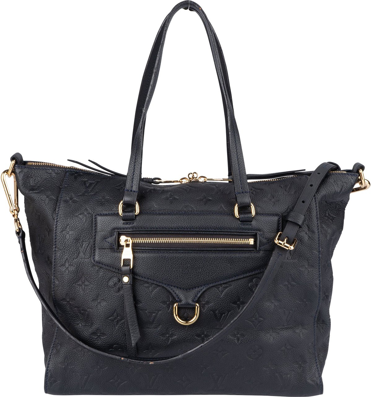 Louis Vuitton Louis Vuitton Leather Empreinte Monogram Lumineuse PM Handbag Navy