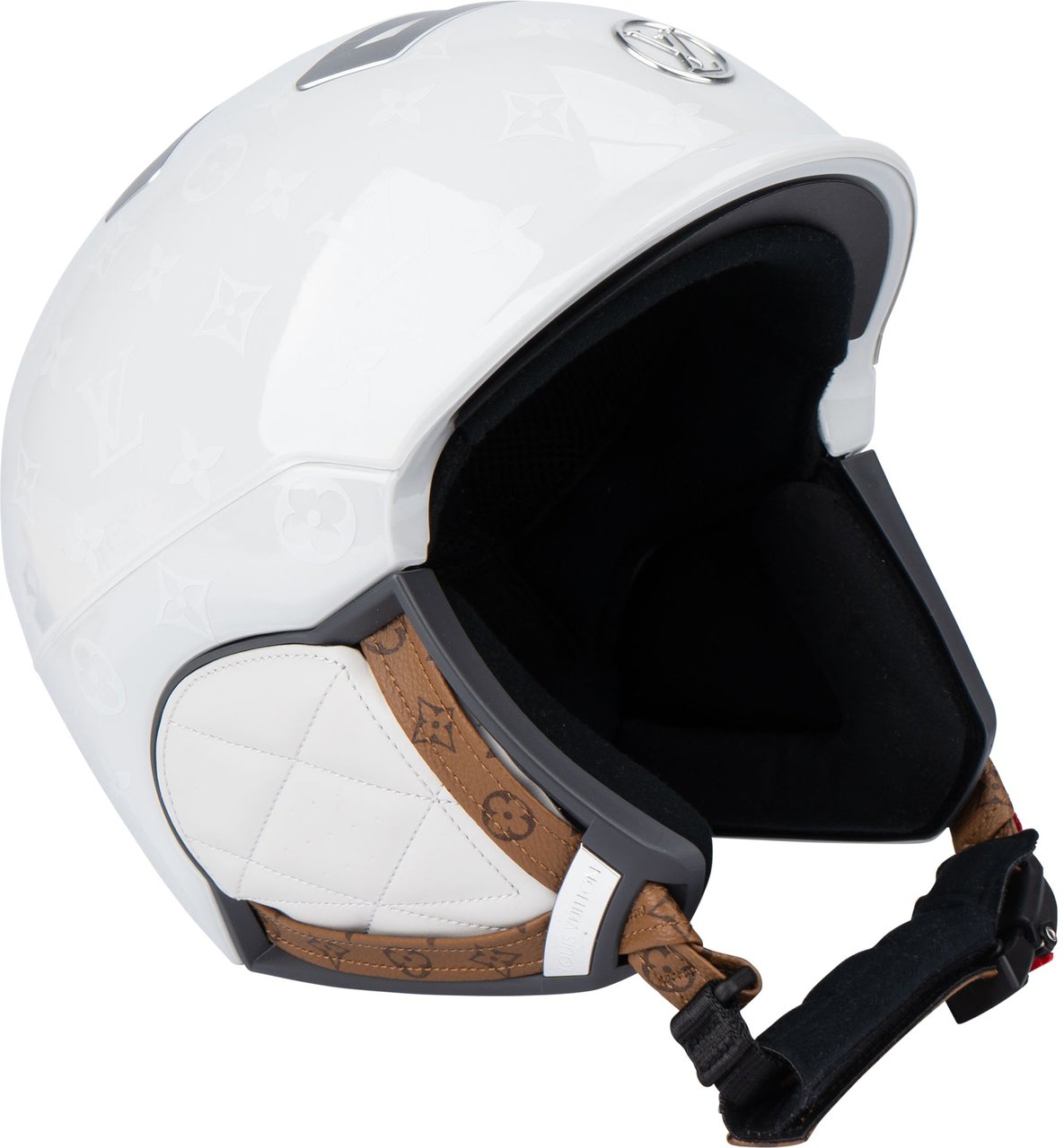 Louis Vuitton Louis Vuitton White Monogram Ski / Snowboard Helmet Wit