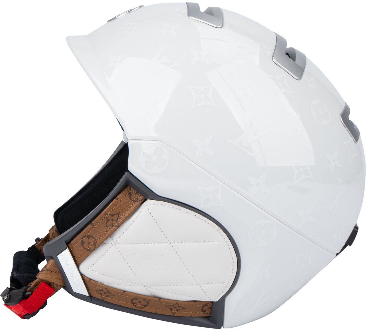 Louis Vuitton Louis Vuitton White Monogram Ski / Snowboard Helmet Wit