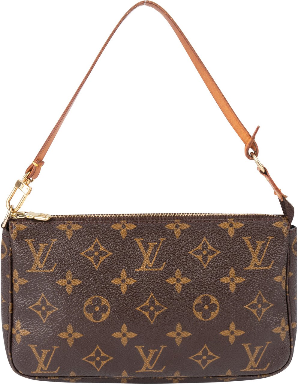 Louis Vuitton Louis Vuitton Canvas Monogram Pochette Accessoire Handbag Bruin