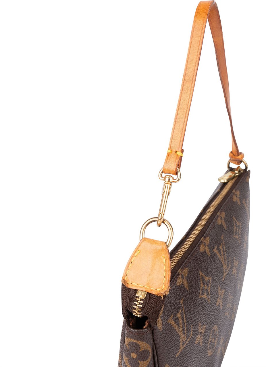 Louis Vuitton Louis Vuitton Canvas Monogram Pochette Accessoire Handbag Bruin