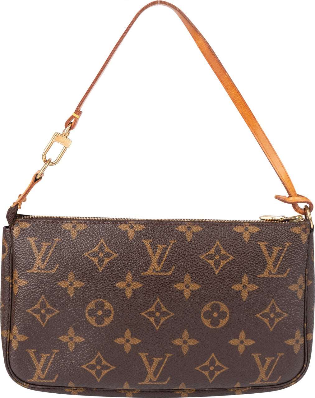 Louis Vuitton Louis Vuitton Canvas Monogram Pochette Accessoire Handbag Bruin