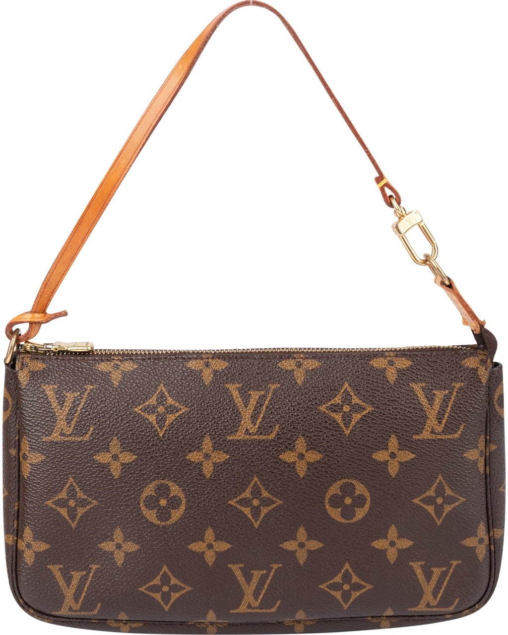 Louis Vuitton Louis Vuitton Canvas Monogram Pochette Accessoire Handbag Bruin