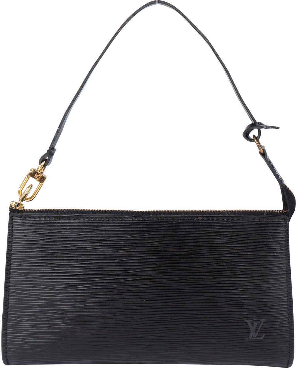 Louis Vuitton Louis Vuitton Noir Epi Leather Pochette Accessoire Handbag Zwart