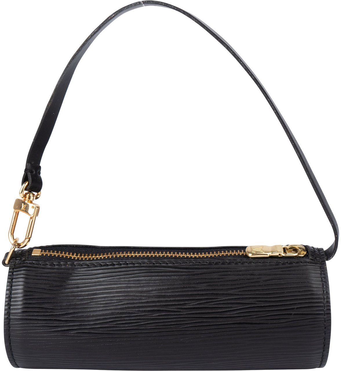 Louis Vuitton Louis Vuitton Noir Epi Leather Mini Soufflot Handbag Zwart