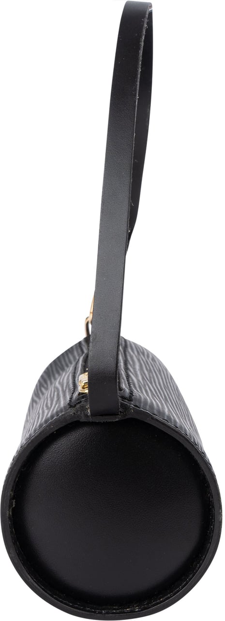 Louis Vuitton Louis Vuitton Noir Epi Leather Mini Soufflot Handbag Zwart