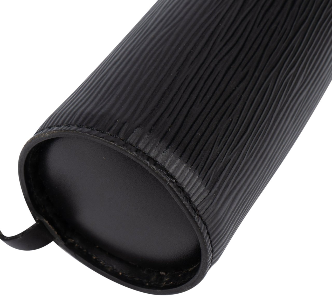 Louis Vuitton Louis Vuitton Noir Epi Leather Mini Soufflot Handbag Zwart