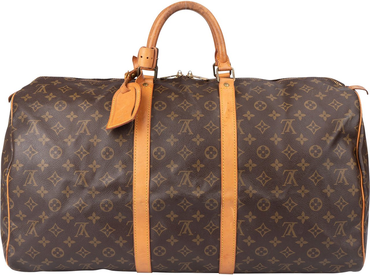 Louis Vuitton Louis Vuitton Canvas Monogram Keepall 55 Bruin