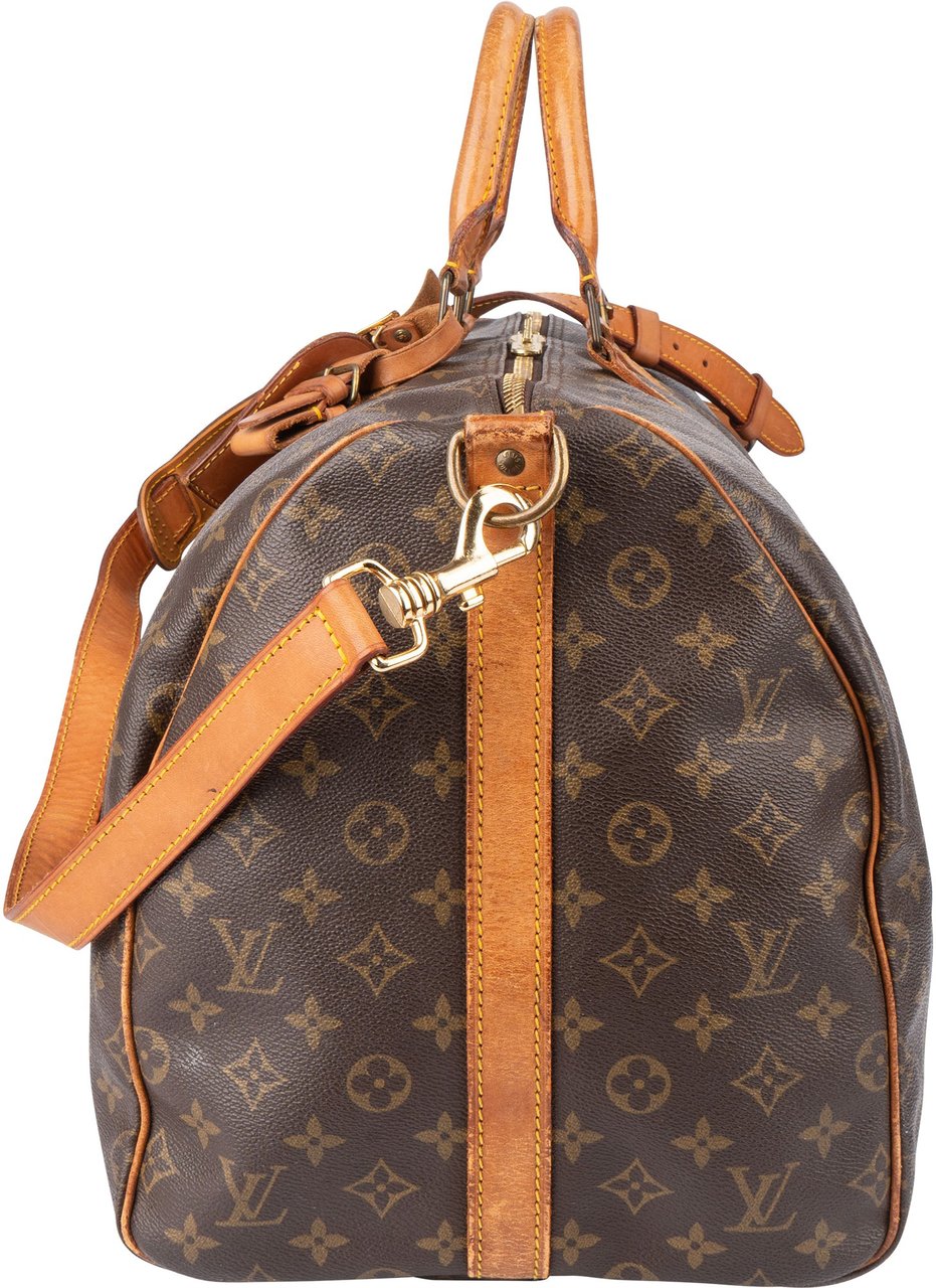 Louis Vuitton Louis Vuitton Canvas Monogram Keepall 55 Bandouliere Bruin