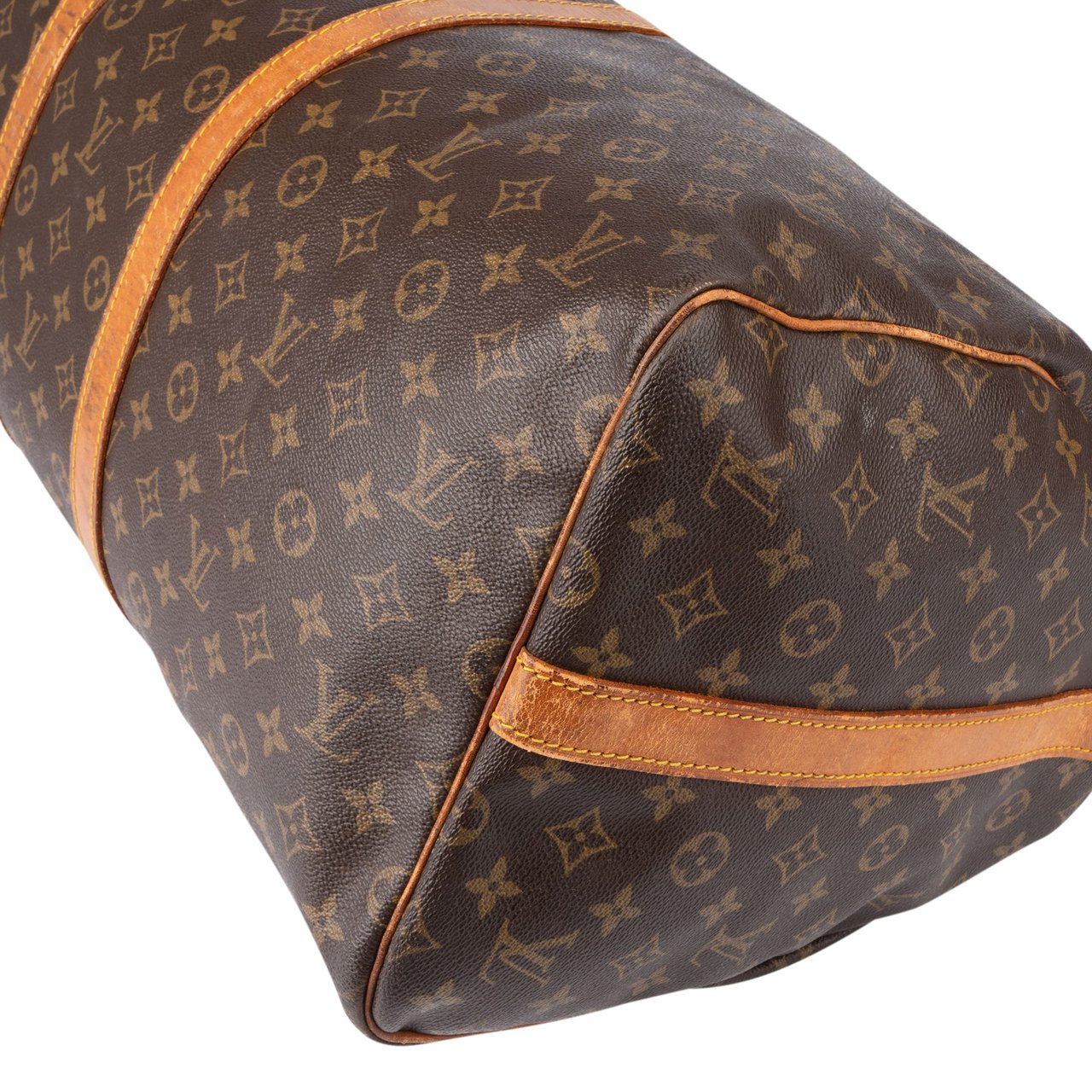 Louis Vuitton Louis Vuitton Canvas Monogram Keepall 55 Bandouliere Bruin