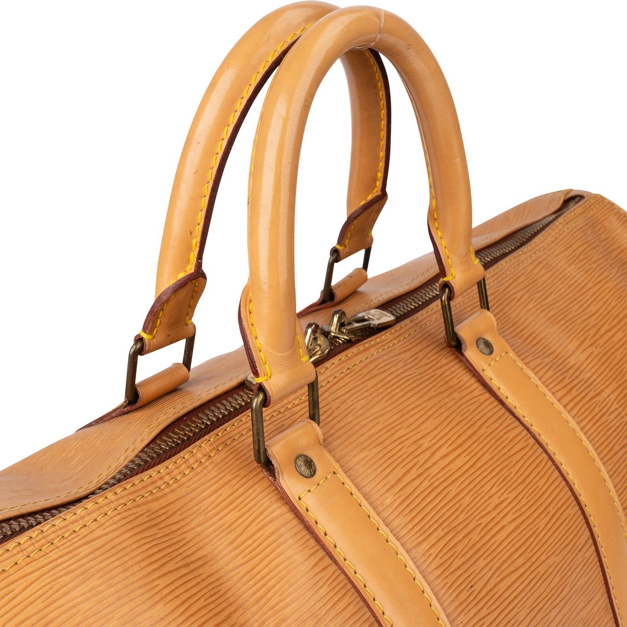 Louis Vuitton Louis Vuitton Beige Epi Leather Keepall 45 Beige