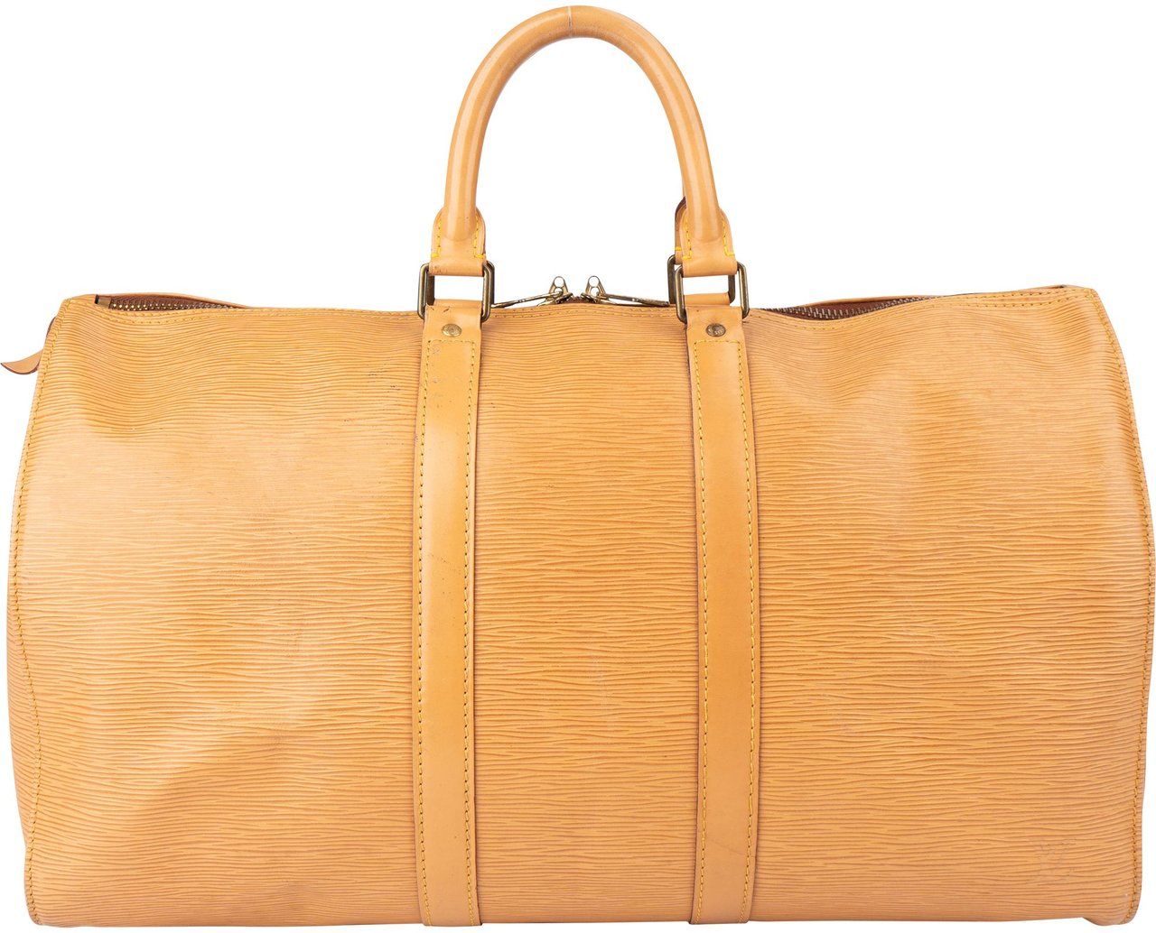 Louis Vuitton Louis Vuitton Beige Epi Leather Keepall 45 Beige