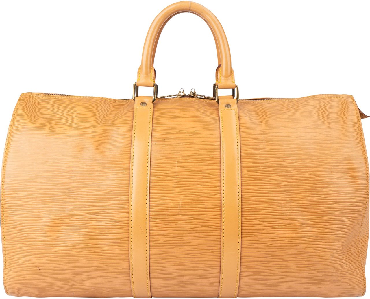 Louis Vuitton Louis Vuitton Beige Epi Leather Keepall 45 Beige