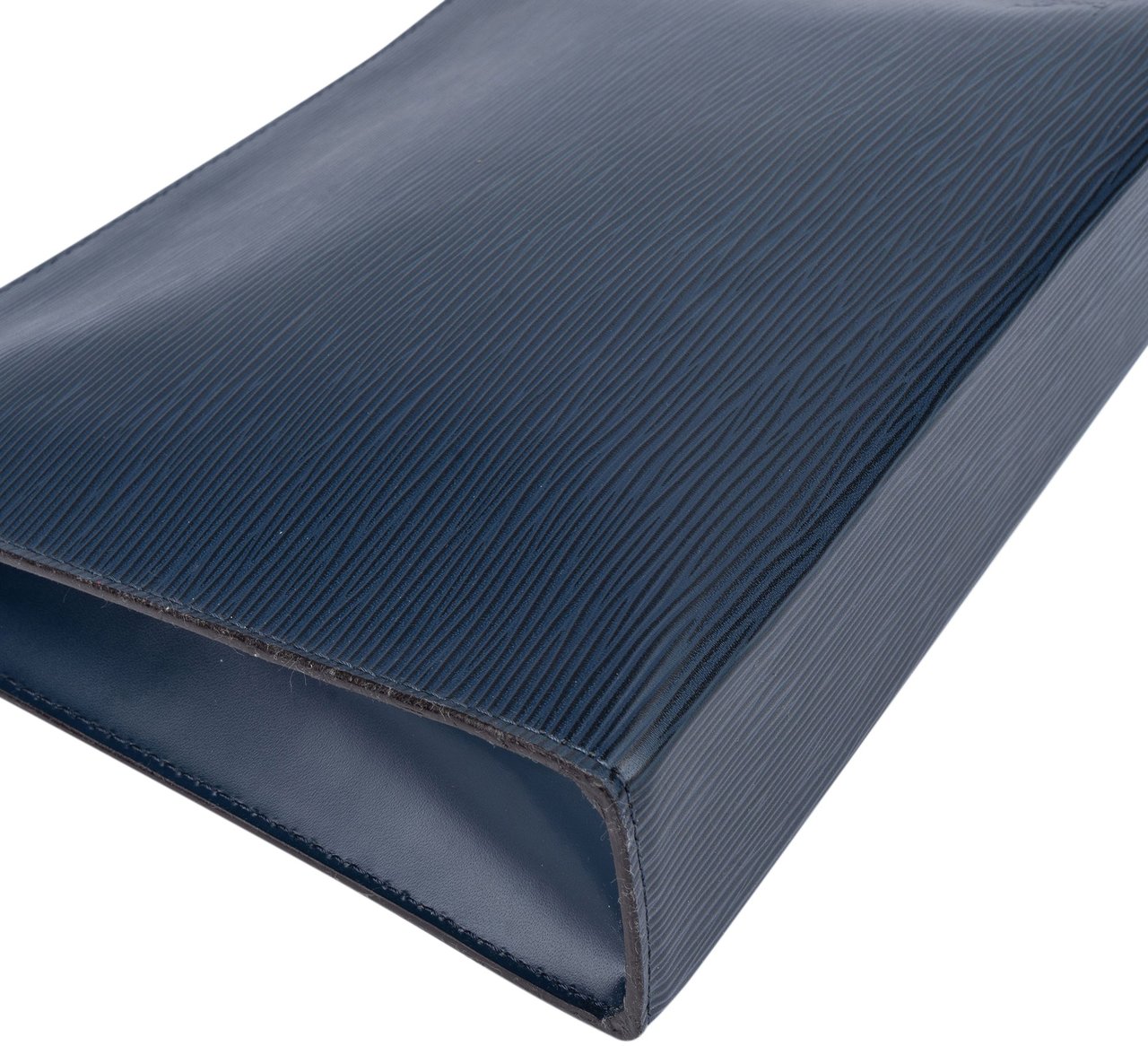 Louis Vuitton Louis Vuitton Epi Leather Poche Toilette Clutch Blauw