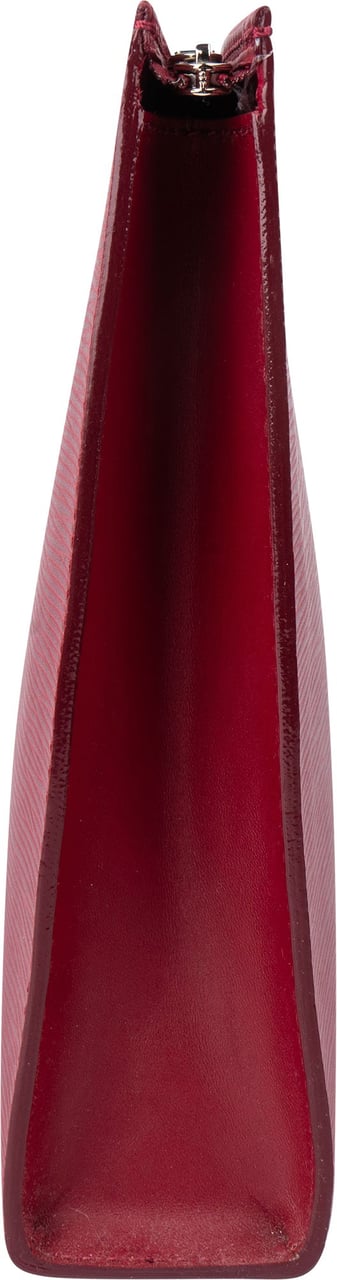 Louis Vuitton Louis Vuitton Epi Leather Poche Toilette Clutch Rood
