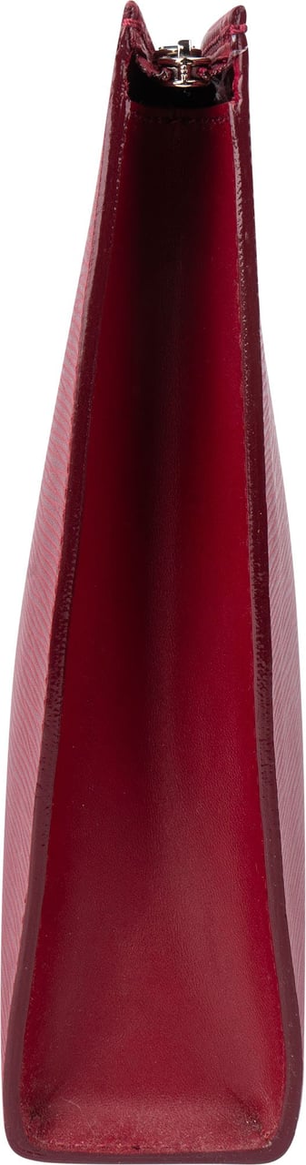 Louis Vuitton Epi Leather Poche Toilette Clutch Rood
