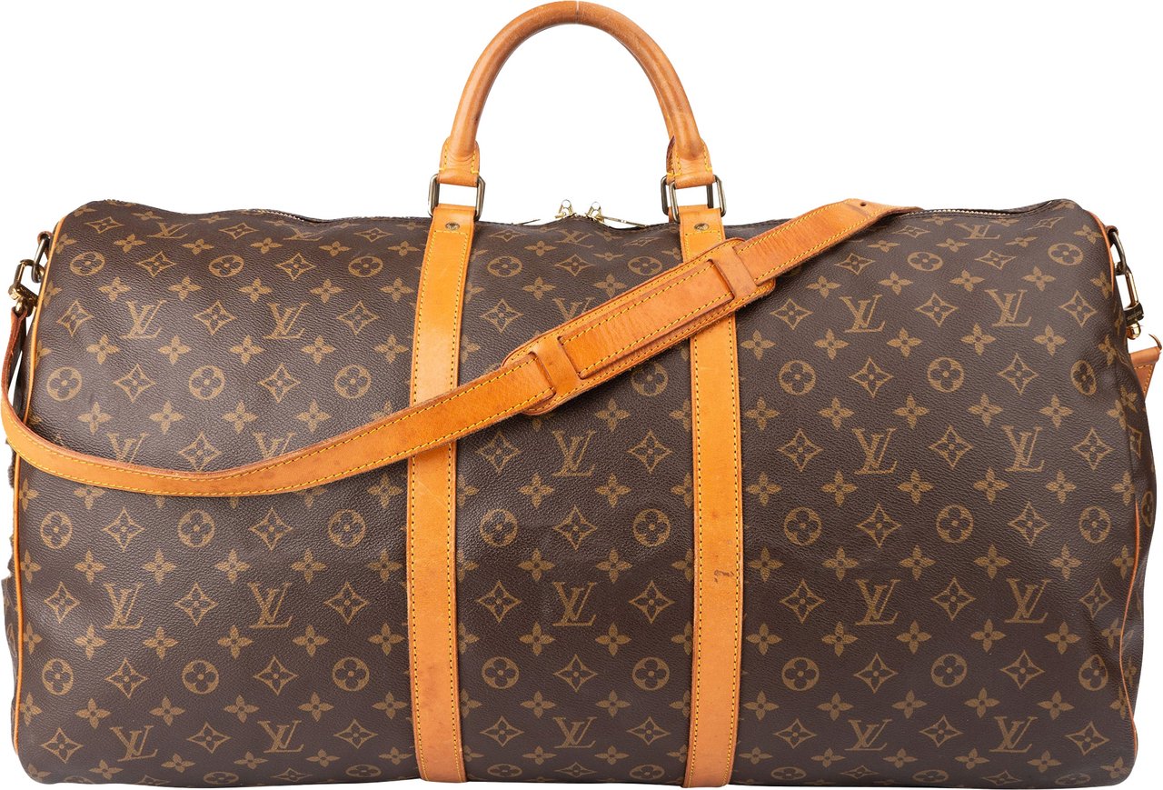 Louis Vuitton Louis Vuitton Canvas Monogram Keepall 60 Bandouliere Bruin