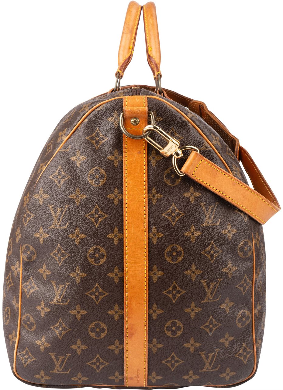 Louis Vuitton Louis Vuitton Canvas Monogram Keepall 60 Bandouliere Bruin