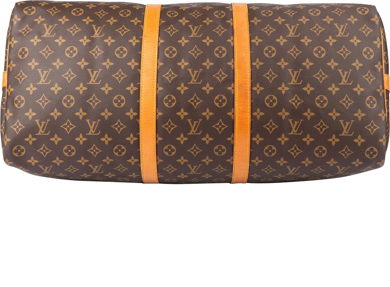 Louis Vuitton Louis Vuitton Canvas Monogram Keepall 60 Bandouliere Bruin
