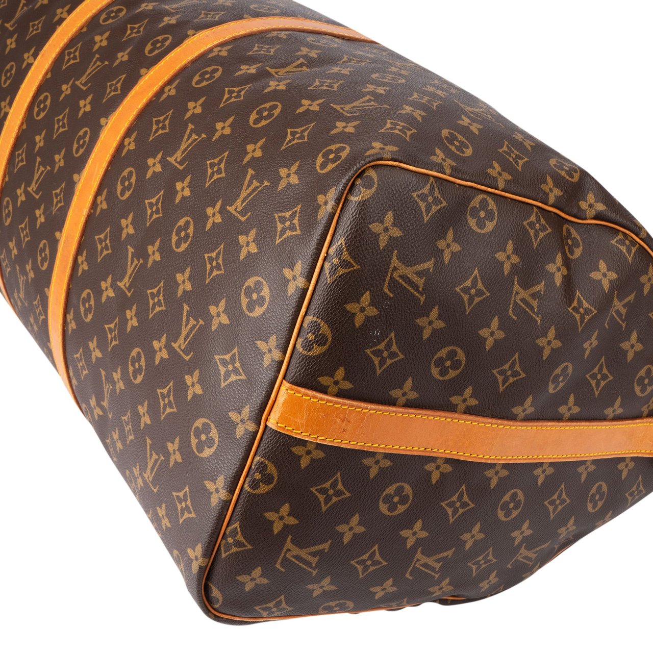 Louis Vuitton Louis Vuitton Canvas Monogram Keepall 60 Bandouliere Bruin