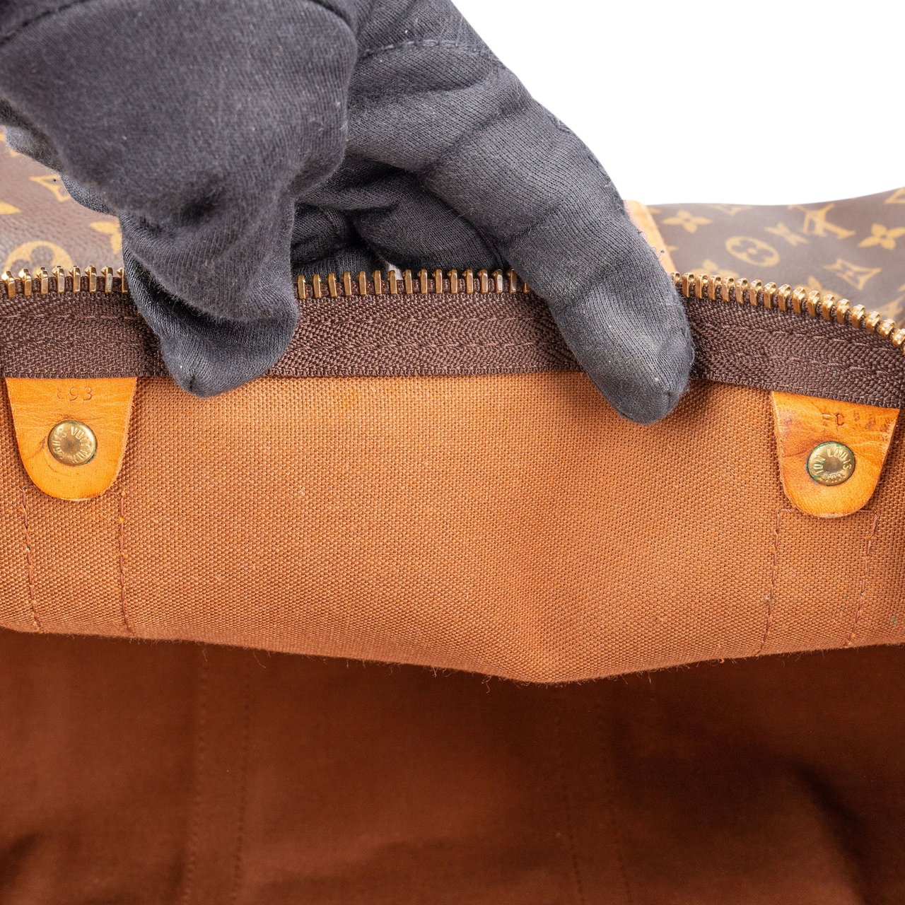 Louis Vuitton Louis Vuitton Canvas Monogram Keepall 60 Bandouliere Bruin