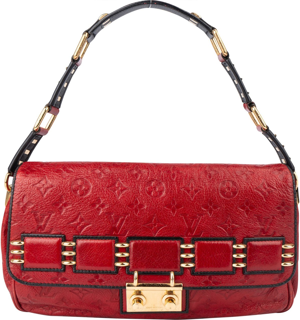Louis Vuitton Louis Vuitton Leather Empreinte Monogram Automne-Hiver Handbag My Dear Rubel M40283 Rood