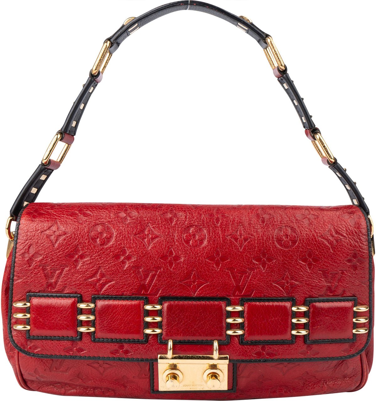 Louis Vuitton Louis Vuitton Leather Empreinte Monogram Automne-Hiver Handbag My Dear Rubel M40283 Rood