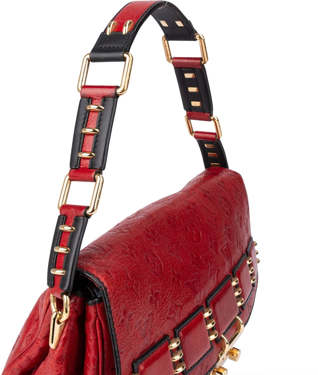 Louis Vuitton Louis Vuitton Leather Empreinte Monogram Automne-Hiver Handbag My Dear Rubel M40283 Rood