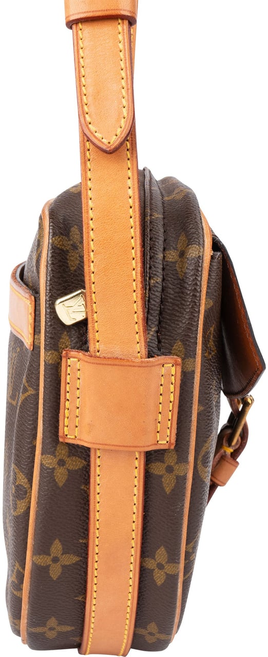 Louis Vuitton Louis Vuitton Canvas Monogram Jeune Fille GM Crossbody Bag Bruin