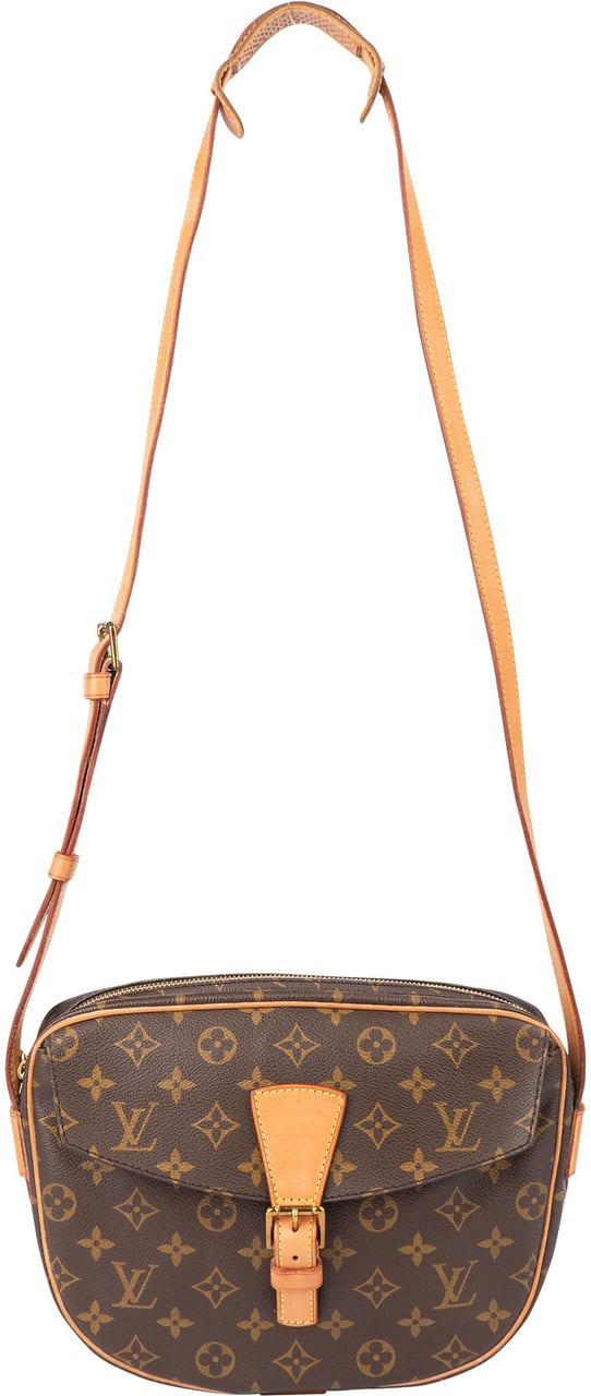 Louis Vuitton Louis Vuitton Canvas Monogram Jeune Fille GM Crossbody Bag Bruin