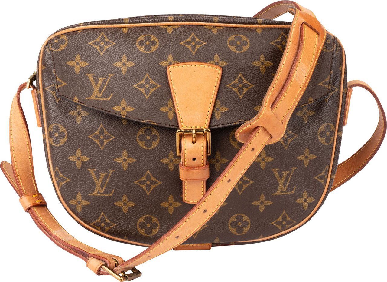 Louis Vuitton Louis Vuitton Canvas Monogram Jeune Fille GM Crossbody Bag Bruin