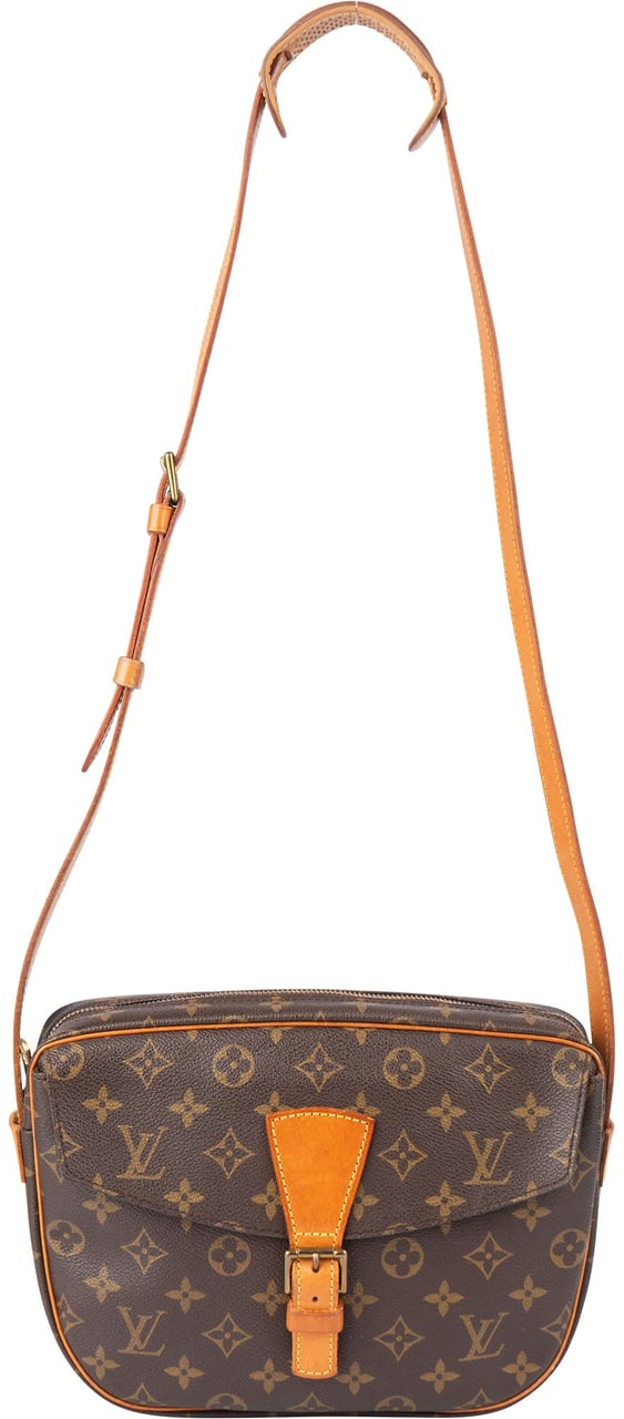 Louis Vuitton Louis Vuitton Canvas Monogram Jeune Fille GM Crossbody Bag Bruin