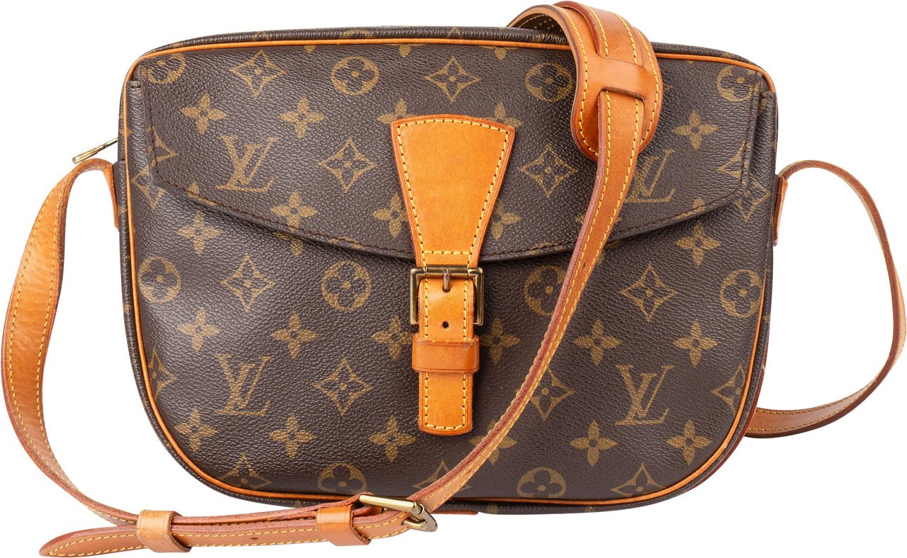 Louis Vuitton Louis Vuitton Canvas Monogram Jeune Fille GM Crossbody Bag Bruin