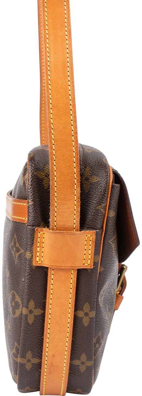 Louis Vuitton Louis Vuitton Canvas Monogram Jeune Fille GM Crossbody Bag Bruin