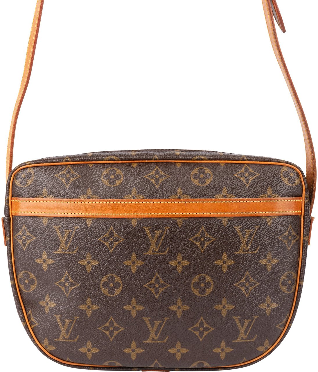 Louis Vuitton Louis Vuitton Canvas Monogram Jeune Fille GM Crossbody Bag Bruin