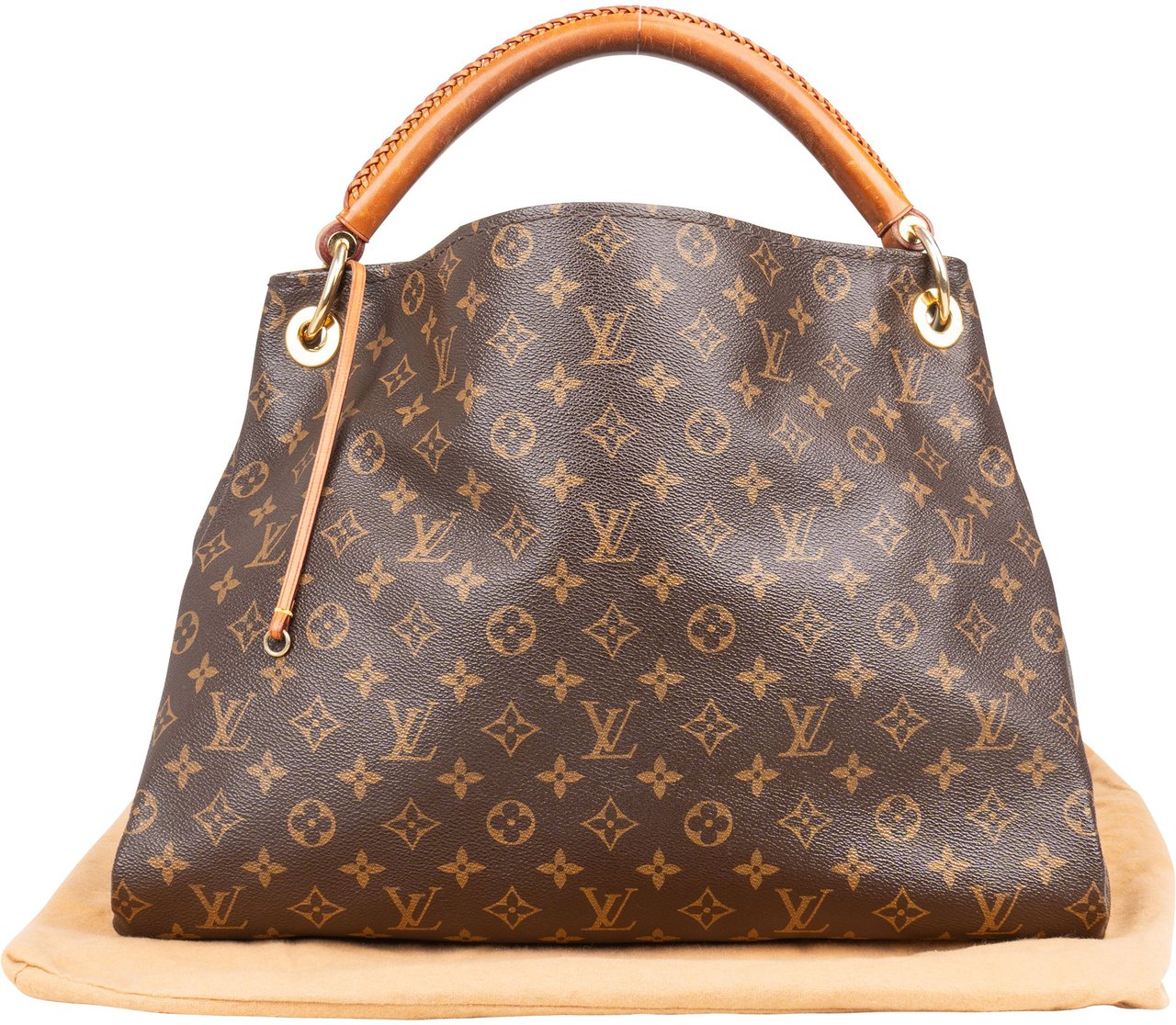Louis Vuitton Louis Vuitton Canvas Monogram Artsy MM Handbag Bruin