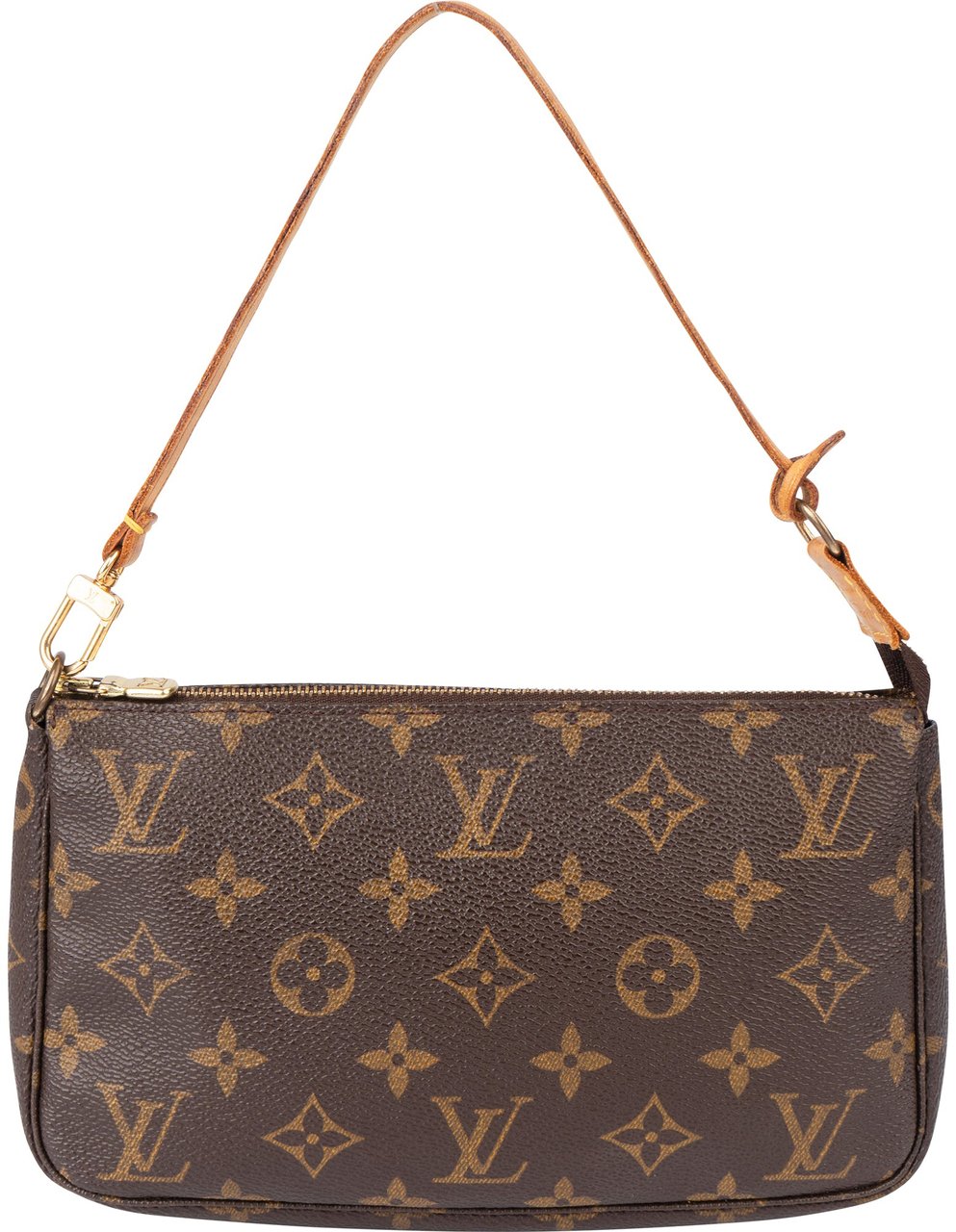 Louis Vuitton Louis Vuitton Canvas Monogram Pochette Accessoire Handbag Bruin