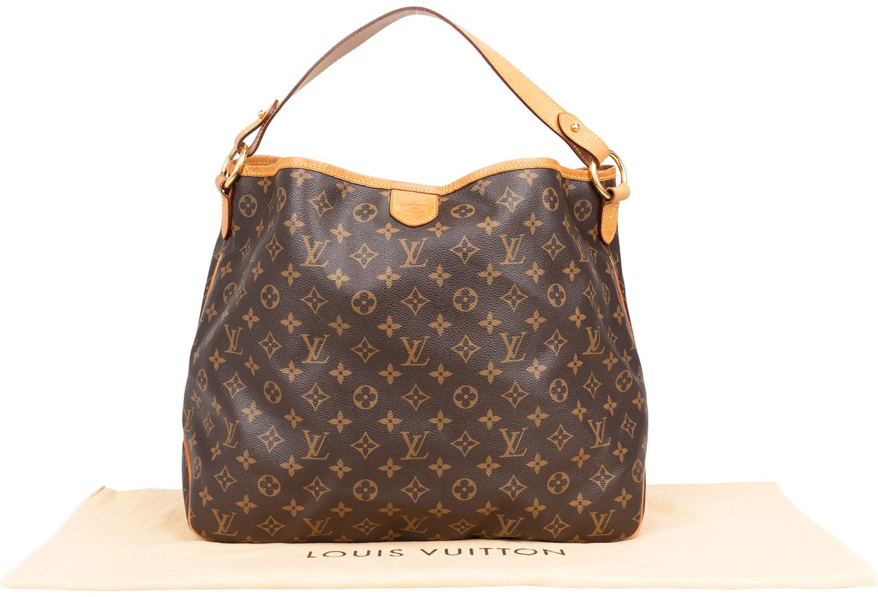 Louis Vuitton Louis Vuitton Canvas Monogram Delightful MM Handbag Bruin