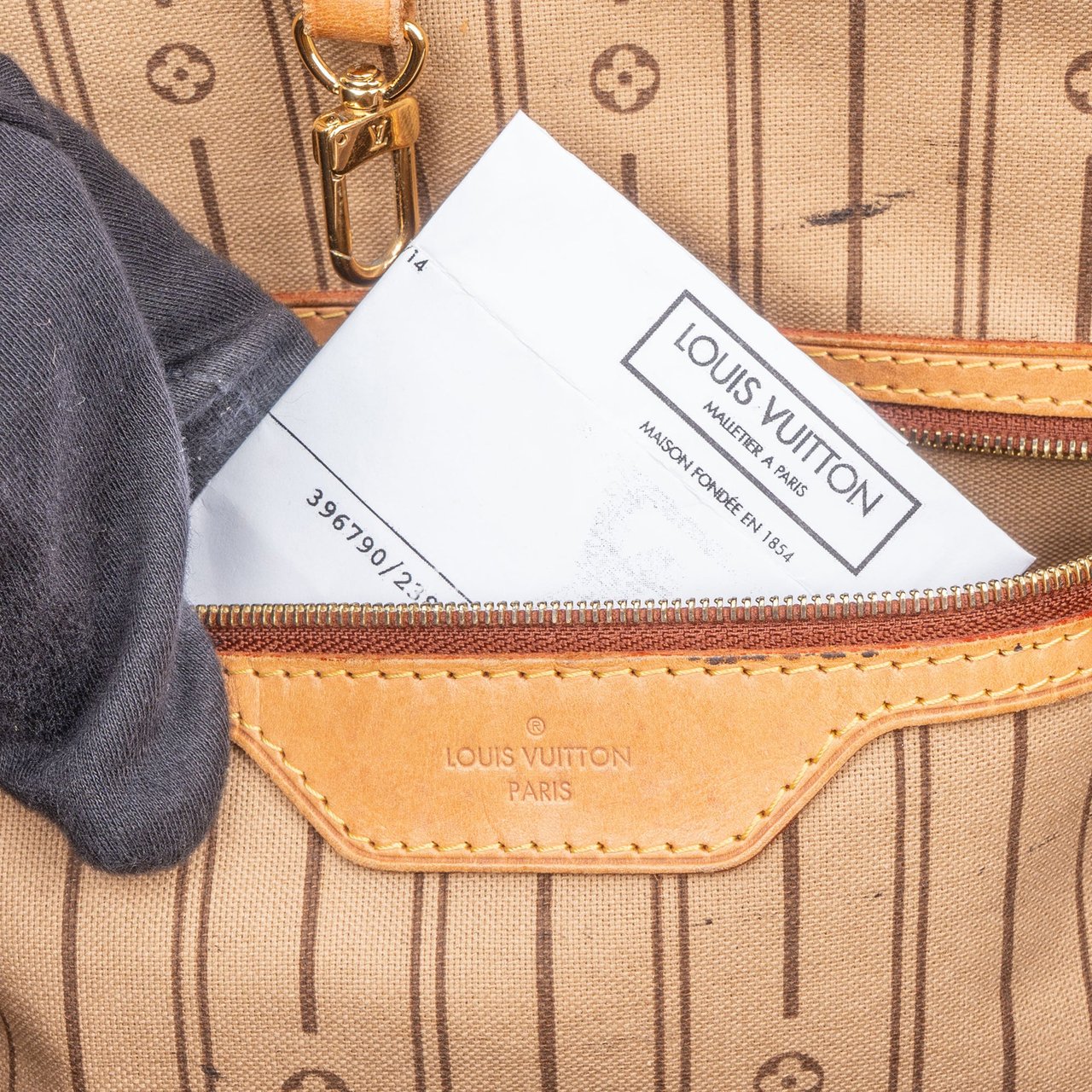 Louis Vuitton Louis Vuitton Canvas Monogram Delightful MM Handbag Bruin